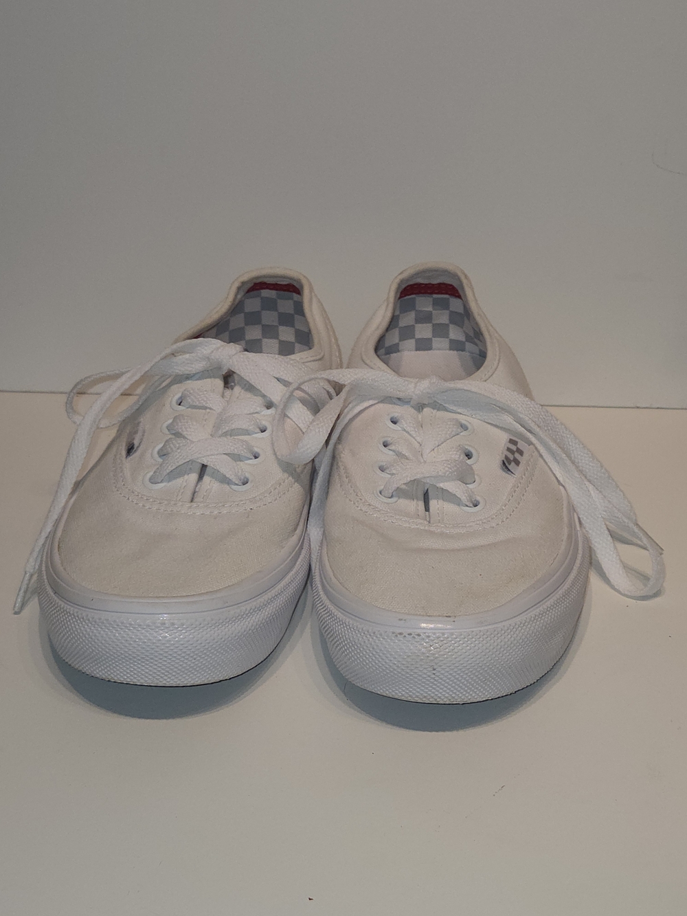 VANS Skateboarding Authentic True White Men Sneaker Canvas Cushioned Duracap 6.5